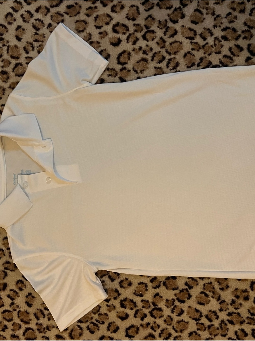 Target White Polo Top - Short Sleeve